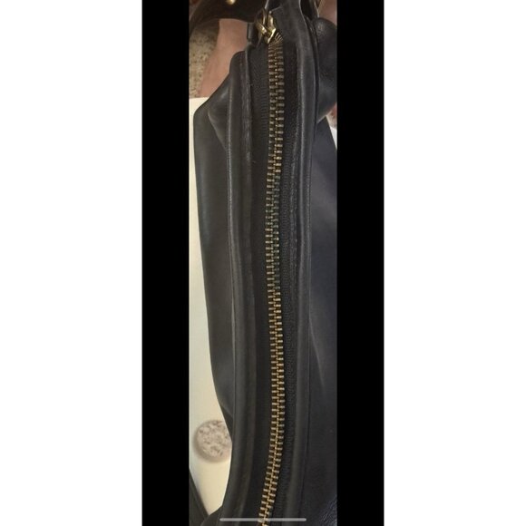 Vintage COACH 9059 Glove Tanned Leather Legacy Shoulder Hobo Purse Y2K Black - Picture 12 of 15